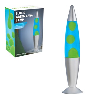 16" Lava Lamp-Blue Liquid & Green Wax 16" Lava Lamp-Blue Liquid & Green Wax