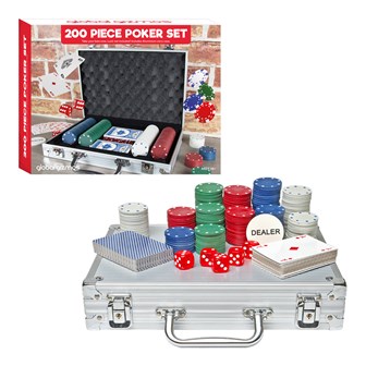200pc Poker Set In Aluminium Case 200pc Poker Set In Aluminium Case