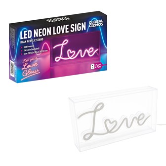 LOVE Acrylic Box Neon Light