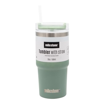 20oz Travel Mug with Straw  - Gradient Green 20oz Travel Mug with Straw  - Gradient Green