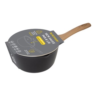 Blackmoor 18cm Wooden Handle Saucepan Blackmoor 18cm Wooden Handle Saucepan