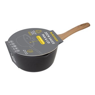 Blackmoor 20cm Wooden Handle Saucepan Blackmoor 20cm Wooden Handle Saucepan