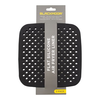 Blackmoor Flat Silicone Air fryer liner 2pcs, 21cm Blackmoor Flat Silicone Air fryer liner 2pcs, 21cm