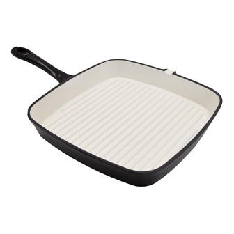 Blackmoor Cast Iron 23.5cm griddle pan Black