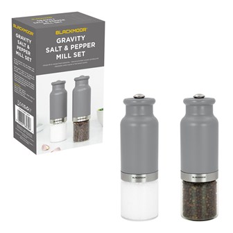 Blackmoor Gravity Salt and Pepper Mill Set Grey Blackmoor Gravity Salt and Pepper Mill Set Grey