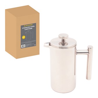 Blackmoor 800ml Satin Stainless Steel Cafetiere