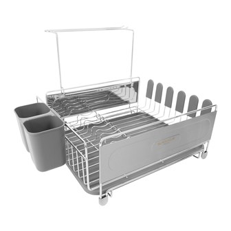 Blackmoor Deluxe Dish Drainer Grey Blackmoor Deluxe Dish Drainer Grey