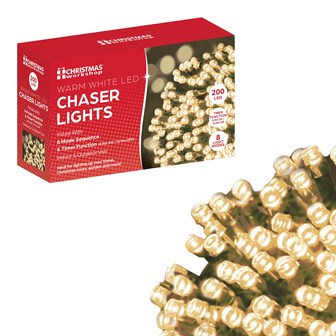 200 LED Warm White Chaser Lights 200 LED Warm White Chaser Lights