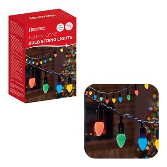 120 Mulit Colour Mini Cone String Light 120 Mulit Colour Mini Cone String Light