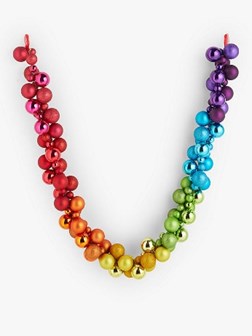 Rainbow Bauble Garland Rainbow Bauble Garland