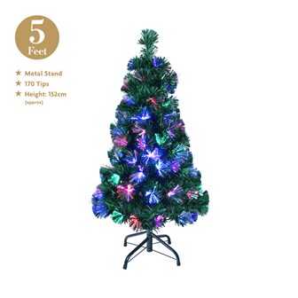 5ft Green Fibre Optic Christmas Tree 5ft Green Fibre Optic Christmas Tree