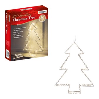Acrylic Bead Chain Xmas Tree Metal Frame Light Acrylic Bead Chain Xmas Tree Metal Frame Light