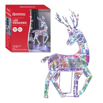 60cm Iridescent Reindeer 60cm Iridescent Reindeer