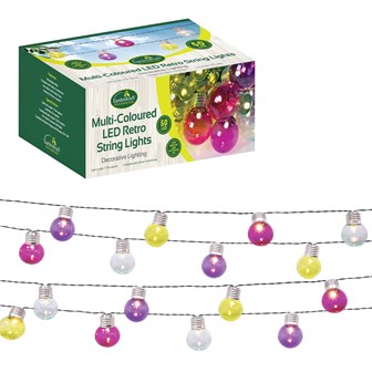 50 LED Party String Lights - Multi-Colour 50 LED Party String Lights - Multi-Colour
