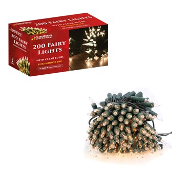 200 Shadeless Clear Fairy Lights 200 Shadeless Clear Fairy Lights