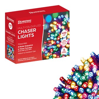 400 LED Multi Coloured Chaser Lights 400 LED Multi Coloured Chaser Lights