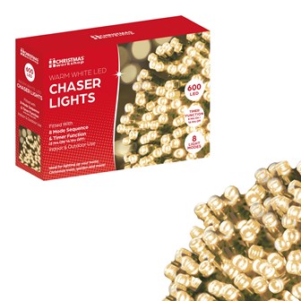 600 LED Warm White Chaser Lights 600 LED Warm White Chaser Lights
