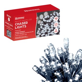 100 LED White Chaser Lights 100 LED White Chaser Lights
