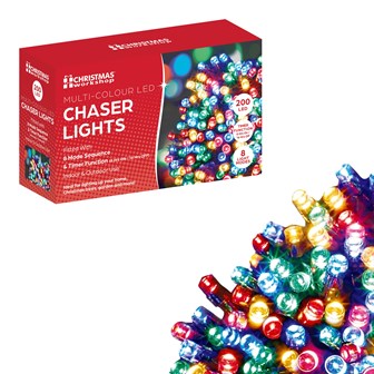 200 LED Multi-Coloured Chaser Lights 200 LED Multi-Coloured Chaser Lights