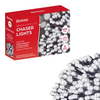 600 LED White Chaser Lights