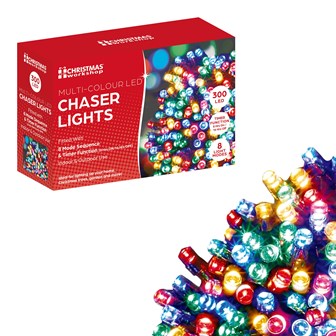 300 LED  Multi Coloured Chaser Lights