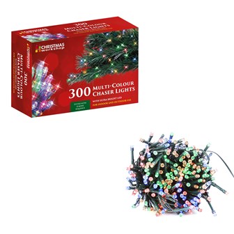 300 LED  Multi Coloured Chaser Lights