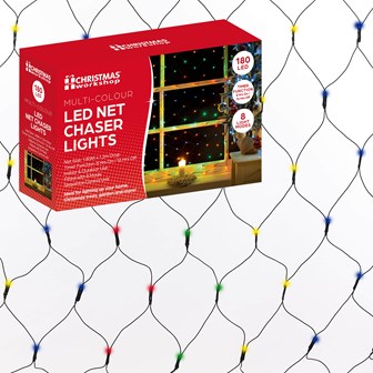 180 LED Net Chaser Lights - Multi Coloured 180 LED Net Chaser Lights - Multi Coloured