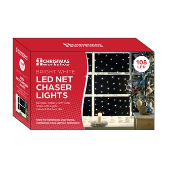 108 LED Net Static Light - White 108 LED Net Static Light - White