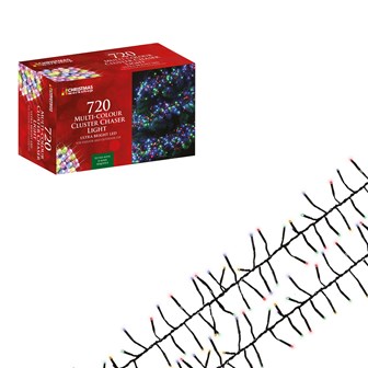 720 LED Multi-Colour Chaser Cluster Light 720 LED Multi-Colour Chaser Cluster Light