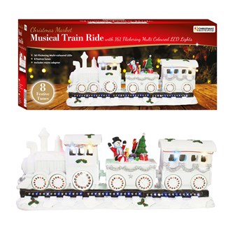 Xmas Train with Flickering LED and Musicals