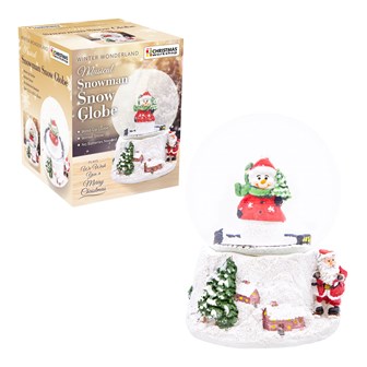 Wind up Musical Snowman Snowglobe