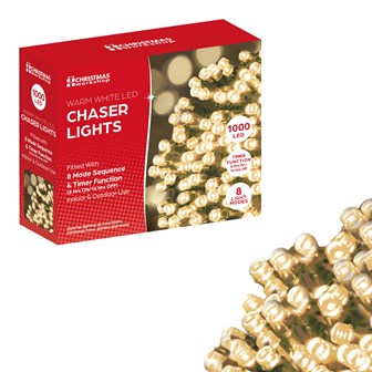 1000 LED Warm White Chaser Lights 1000 LED Warm White Chaser Lights