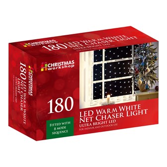 180 LED Net Chaser Light - Warm White 180 LED Net Chaser Light - Warm White