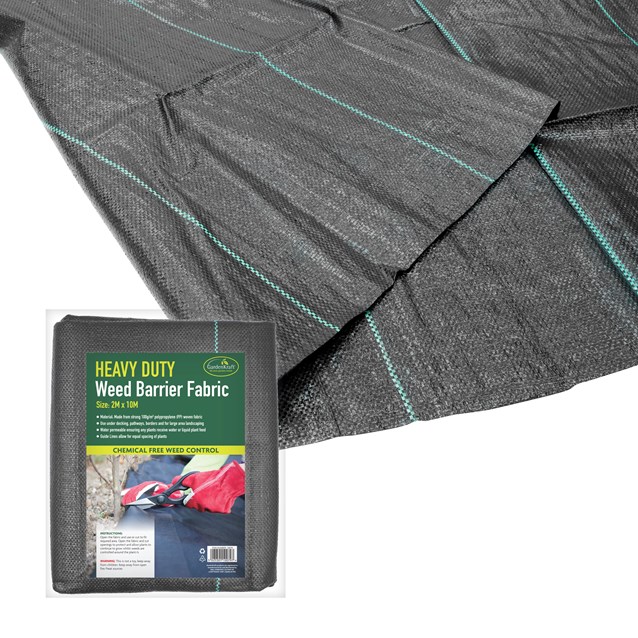 2M x 10M Sheet Woven Weed Control Fabric Cover 2M x 10M Sheet Woven Weed Control Fabric Cover