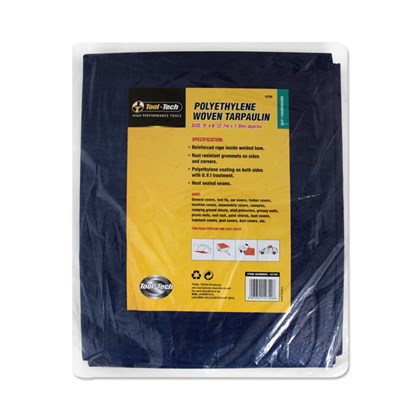 9'x 6' Tarpaulin - Blue