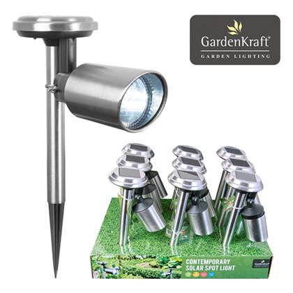 Stainless Steel Solar Spot Light