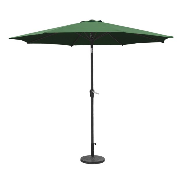 2.7M Parasol Crank & Tilt 6 Ribs Dark Green 2.7M Parasol Crank & Tilt 6 Ribs Dark Green