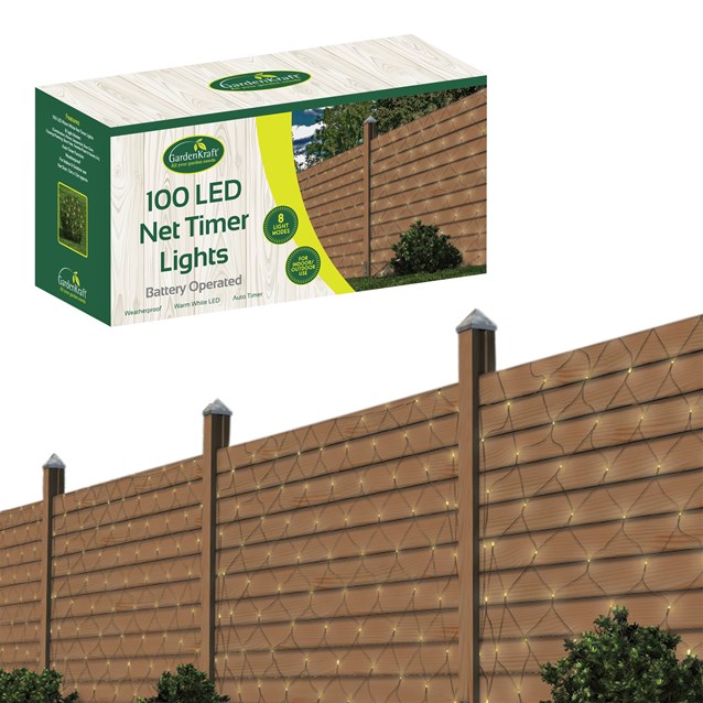 100 LED Timer Net Light - Warm White 100 LED Timer Net Light - Warm White