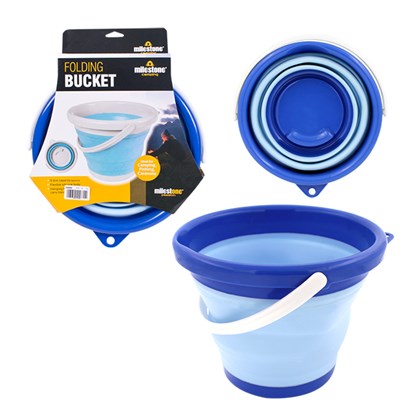 5L Folding Bucket - Blue