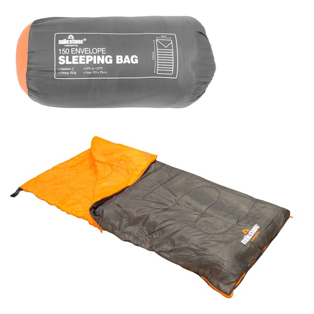 Envelope Sleeping Bag - Single - 2 Seasons Envelope Sleeping Bag - Single - 2 Seasons