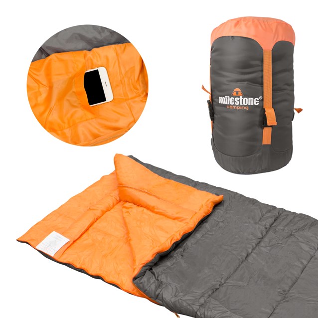 Single Envelope Sleeping Bag - 400gsm - 3 Seasons Single Envelope Sleeping Bag - 400gsm - 3 Seasons
