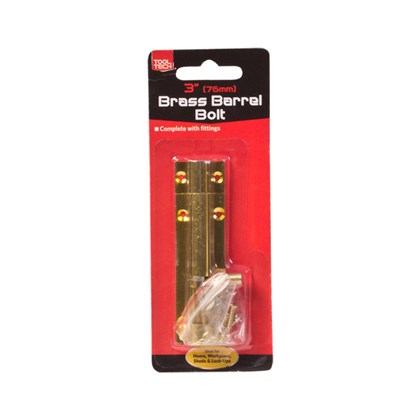 3" Brass Barrel Bolt