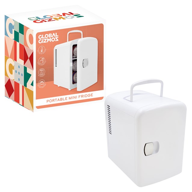 4L Portable Mini Fridge - white 4L Portable Mini Fridge - white