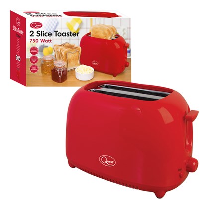 2-Slice Toaster - Red