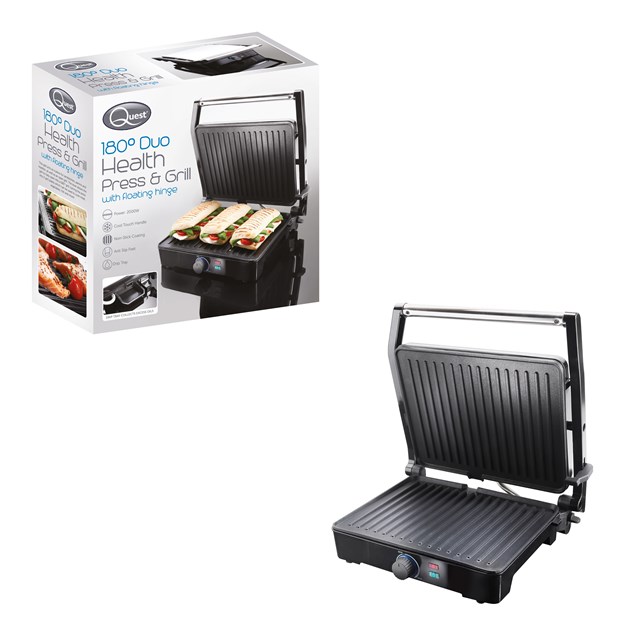 180° Duo Health Grill - Press or Open Grill 180° Duo Health Grill - Press or Open Grill