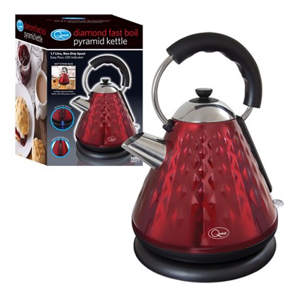 3000w Pyramid Diamond Kettle - Red