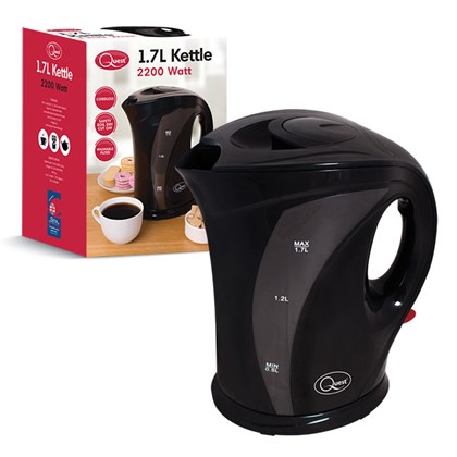 1.7 Ltr Jug Kettle Black-2200W