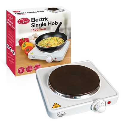 Quest Appliances Single Electric Hob Electric Single Hob / Hot Plate