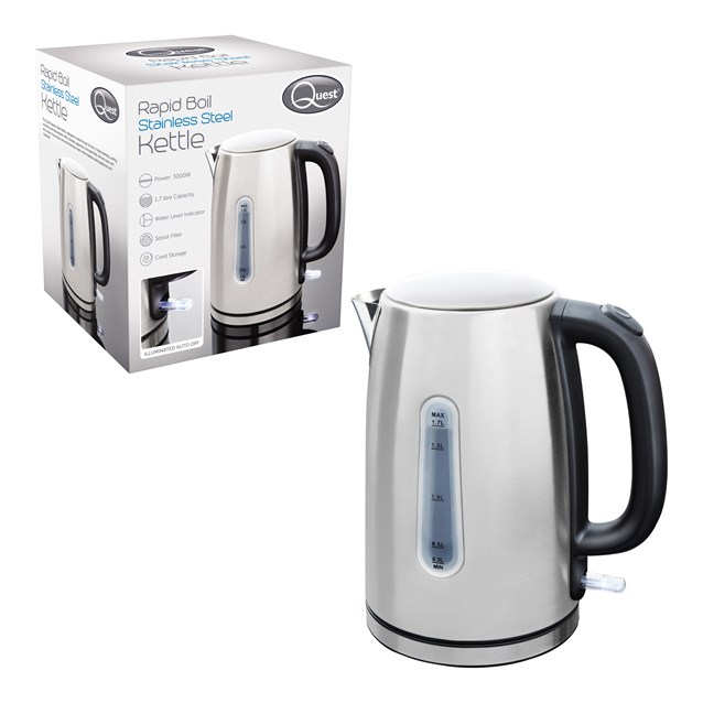Rapid Boil Full Stainless Steel Kettle 1.7L Rapid Boil Full Stainless Steel Kettle 1.7L