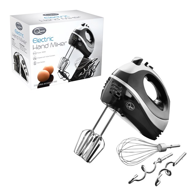 Professional Hand Mixer - Black/Silver Professional Hand Mixer - Black/Silver